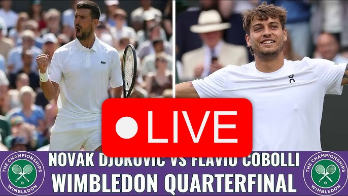 Flavio Cobolli vs Novak Djokovic Live | 🔴𝗟𝗜𝗩𝗘►►Cobolli vs Djokovic🔴 Flavio Cobolli vs Novak Djokovic | #Tennis .Djokovic Match 2025 TV